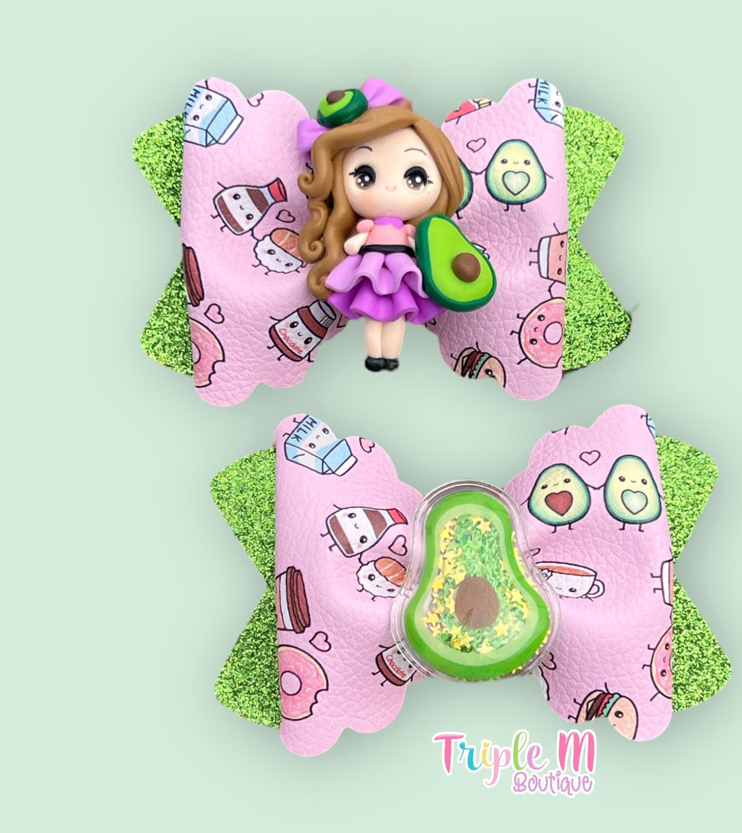 Avocado Girl Piggy Set