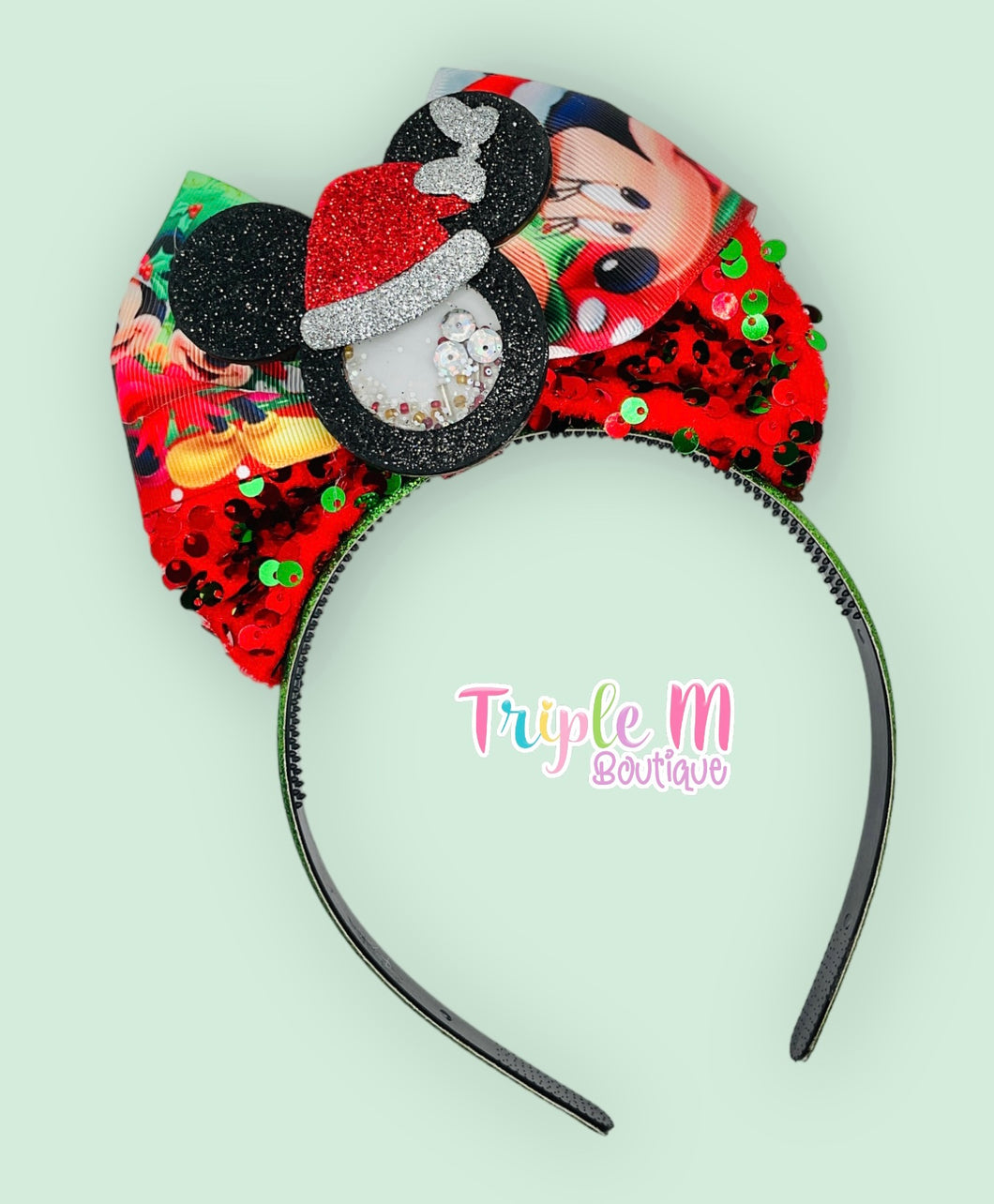 Christmas Mouse Shaker Headband