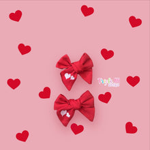 Load image into Gallery viewer, Hand Tied Heart Piggy Set
