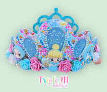 Load image into Gallery viewer, Glass Slipper Princess Tiara
